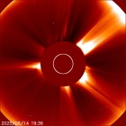 Latest LASCO C2 image of the Sun